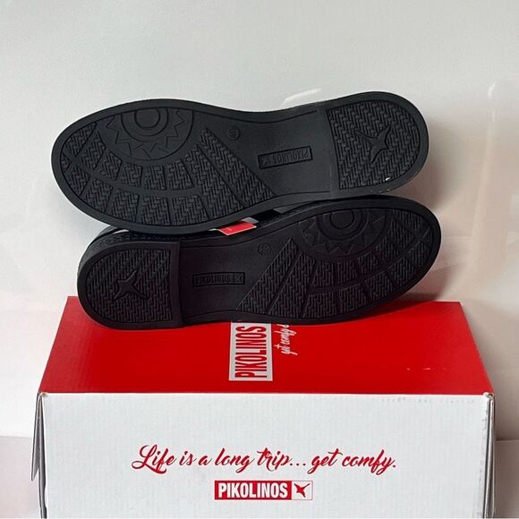 Pikolinos Moraira Leather Slip-On Cross-Strap Sandals - Picture 7 of 7